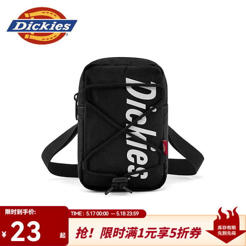 Dickies 情侣配饰单肩斜挎包 DK010530 23元