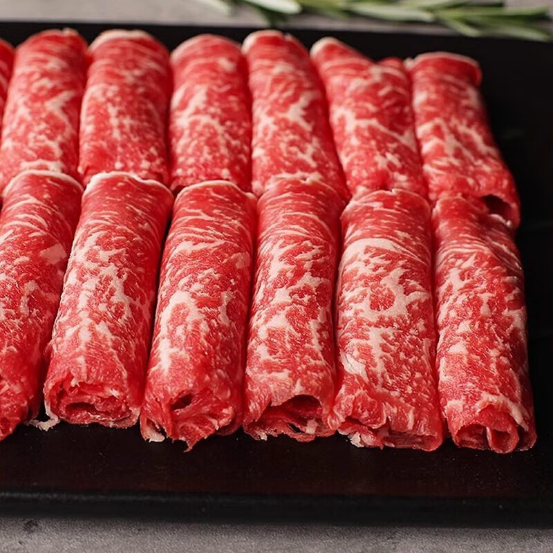 原切澳洲牛肉 安格斯M5牛肉卷250克*4盒 精选 93.8元（需用券）
