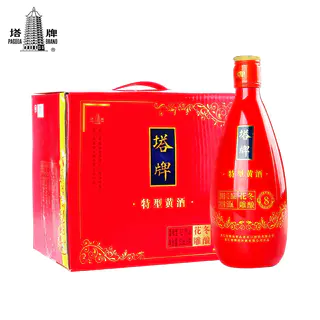 塔牌 冬酿花雕8年 特型黄酒 500ml*6瓶 礼盒装 88元 - 86线报 塔牌 冬酿花雕8年 特型黄酒 500ml*6瓶 礼盒装 88元 - 86线报