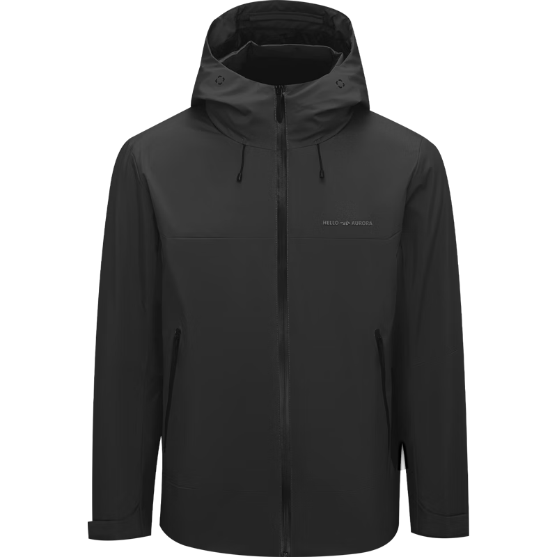 海澜之家 羽绒服男董事长曾舜晞同款极光95绒外套男冬季 黑色A6 S 165/84A 100-1