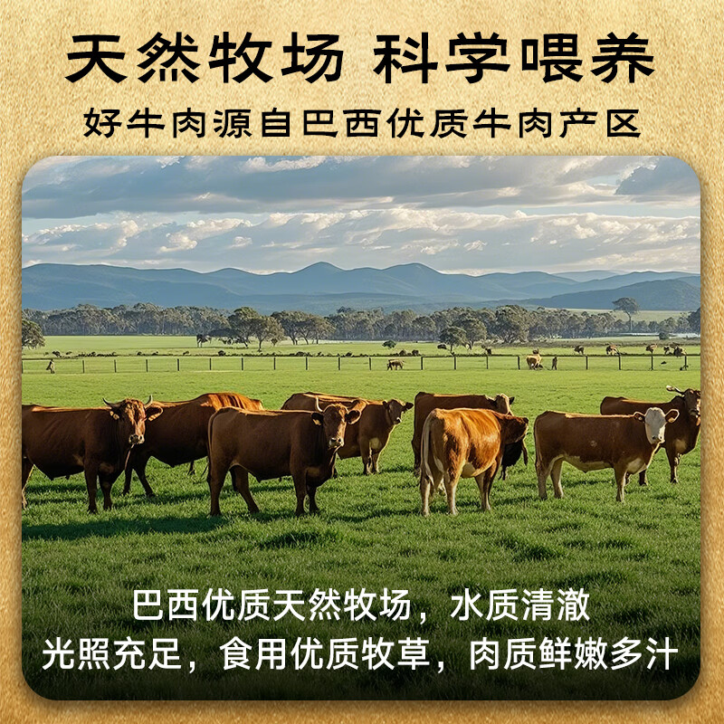月盛斋 原切去骨牛肋条肉净重2斤 生鲜牛肉 源头直发 69.21元 - 86线报