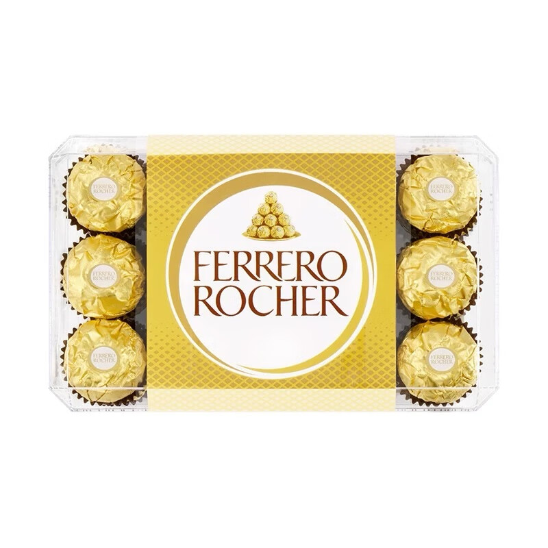 费列罗 FERRERO）榛果威化金莎牛奶巧克力30粒礼盒装375g 51.06元（需买3件，需