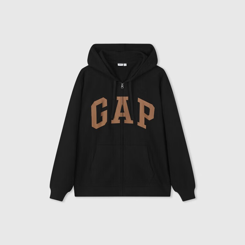 Gap 盖璞 24年新款LOGO美式拉链卫衣 177.51元（需用券）