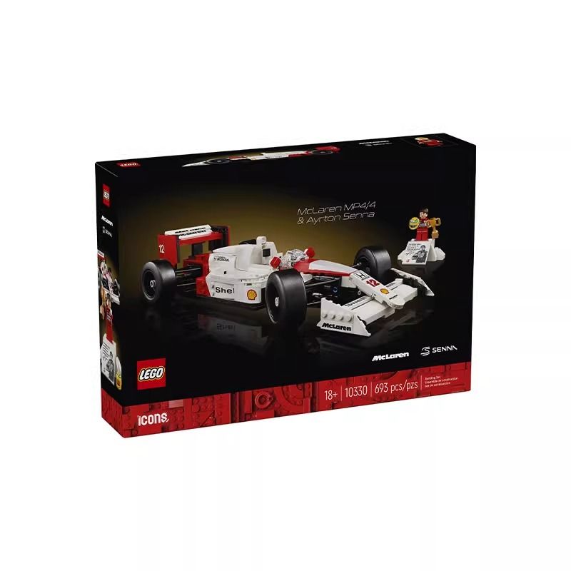 百亿补贴：LEGO 乐高 积木10330迈凯伦MP4赛车F1与埃尔顿·塞纳男孩益智礼物 427