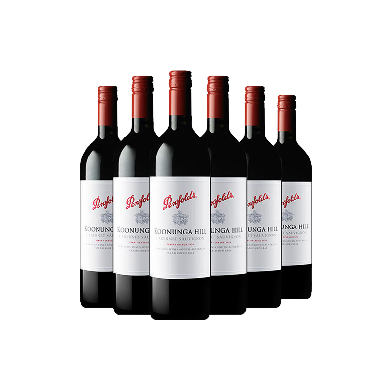 京东百亿补贴：Penfolds 奔富 蔻兰山 西拉赤霞珠 铁盖版 干红葡萄酒 750ml*6瓶 