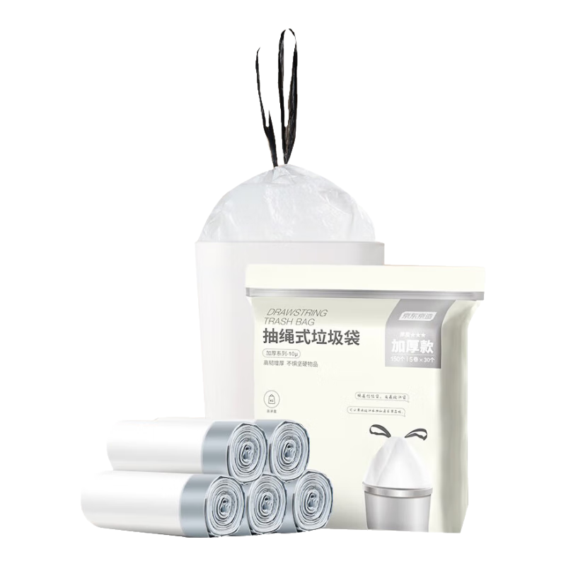 京东京造 垃圾袋 45*50cm、10μ 18.71元