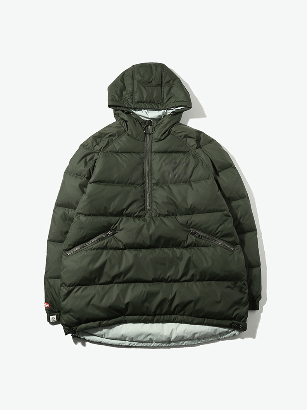 into the rainbow 多口袋连帽羽绒服