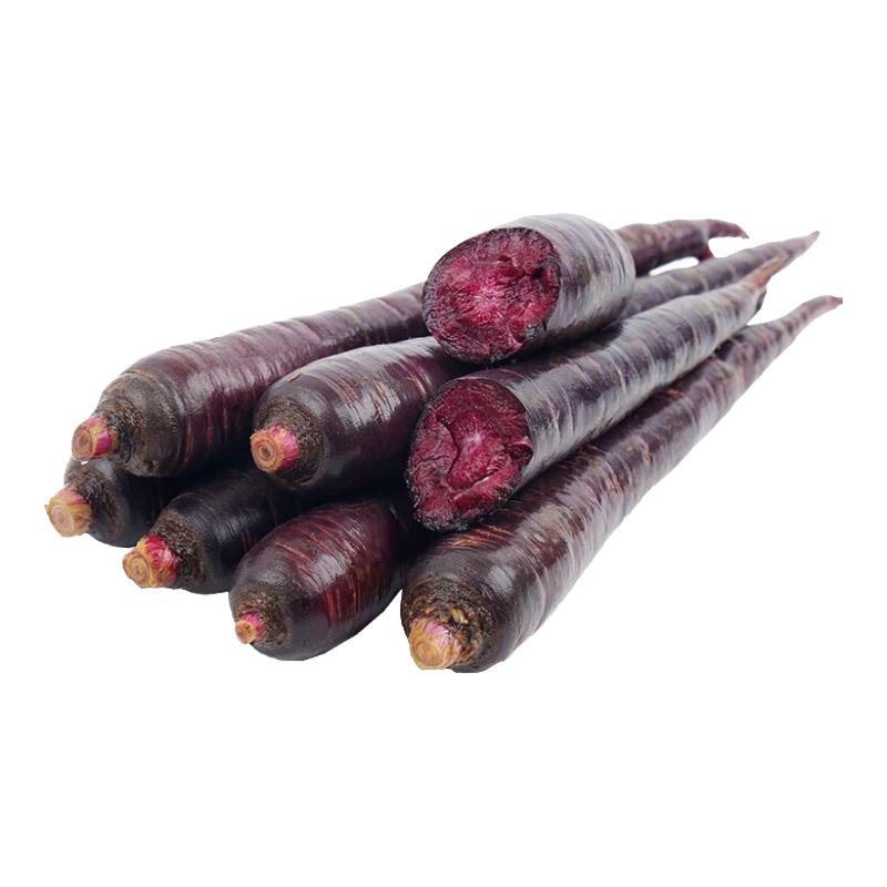 京鲜生 山东紫玉胡萝卜净重3斤代餐辅食 9.8元