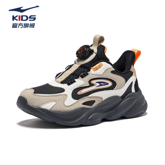 鸿星尔克 耐磨防滑 儿童轻便革面运动鞋 89元