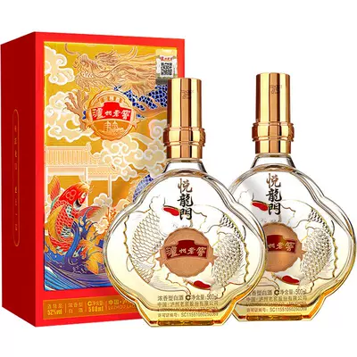 泸州老窖 定制酒悦龙门500ml*2瓶 178元(需领券)包邮
