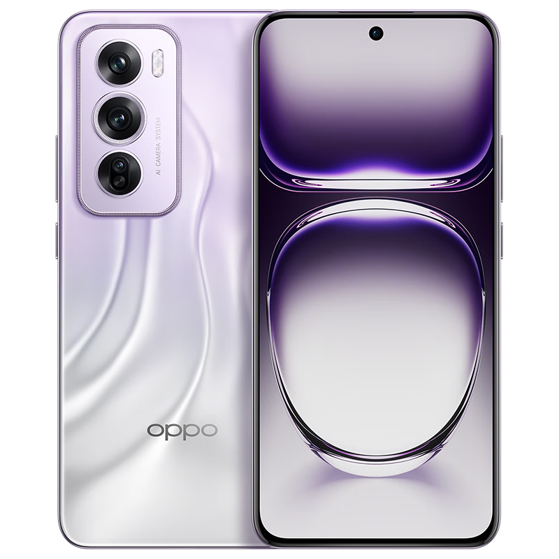 OPPO Reno12 Pro 超美小直屏 安卓Live图 天玑旗舰芯 12GB+256GB 银幻紫 新款智能游