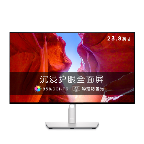 DELL 戴尔 U2422HX 23.8英寸IPS显示器（60Hz、1920×1080、5ms） 1399元