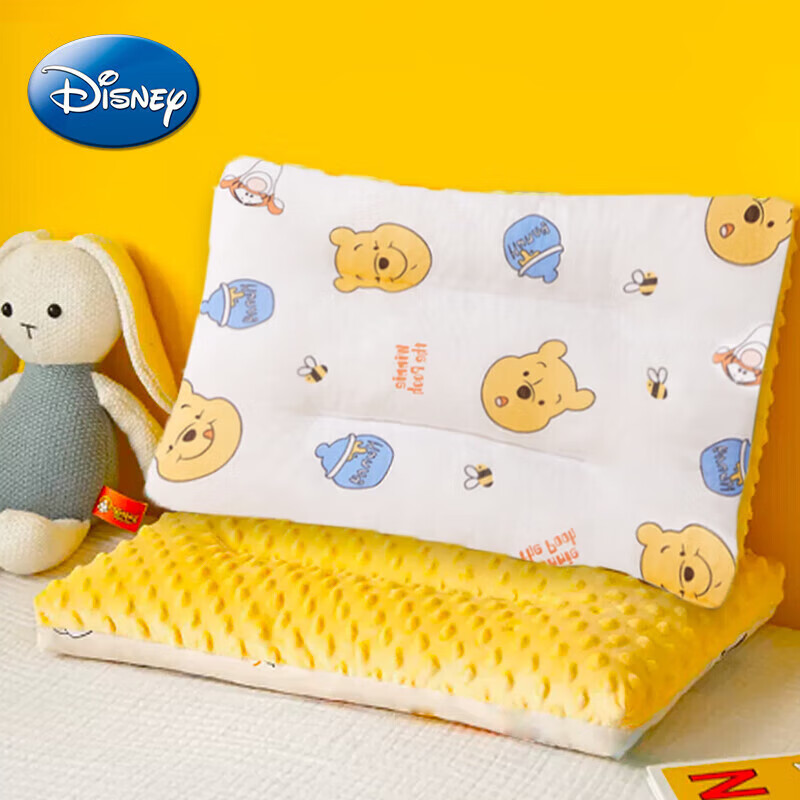 Disney baby 儿童枕头豆豆绒枕 19.9元