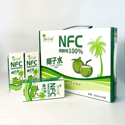 椰小帽 NFC100﹪椰子水 250ml*10盒 20.9元包邮（双重优惠）
