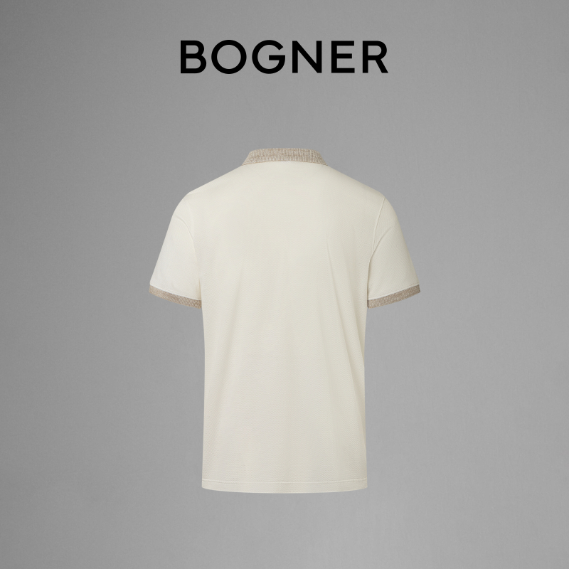 BOGNER 博格纳 男士短袖POLO衫 WW58078869 米白色 XL 2100元（需用券）