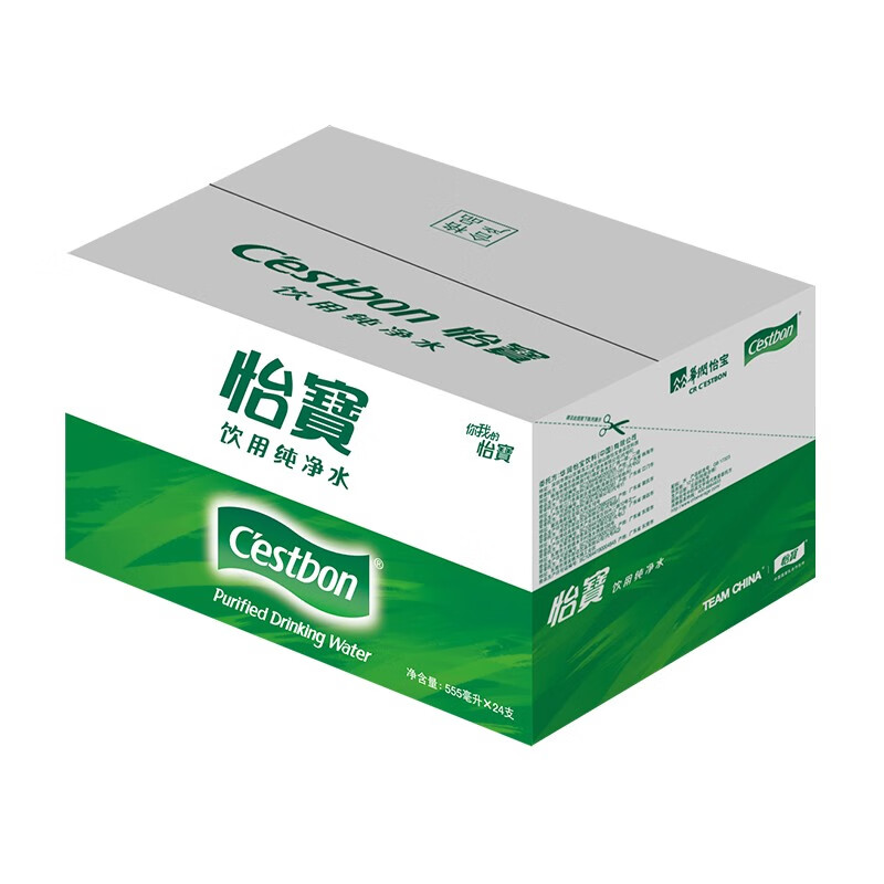 C'estbon 怡宝 饮用水 纯净水555ml*24瓶 整箱装 555ml*24整箱装 21.2元（需用券）