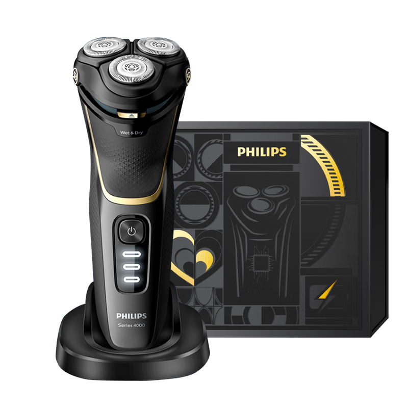 20点开始、PLUS会员：PHILIPS 飞利浦 S4303/12 电动剃须刀 242.1元+9.9家居卡（需领