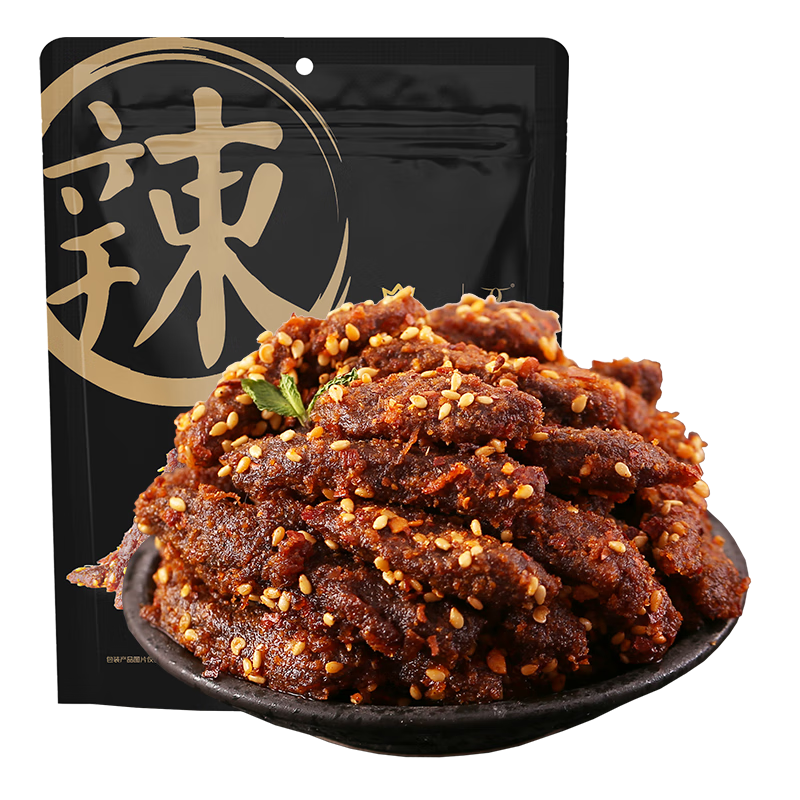 Plus会员：科尔沁 PLUS会员联名款麻辣牛肉 500g 量贩装 56.05元包邮