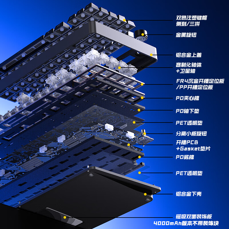 LEOBOG 莱奥伯格 Hi8SE 三模铝坨坨机械缉拿盘 75配列 芭比轴 357.85元