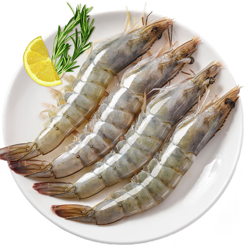 京东plus京鲜港盐冻厄瓜多尔白虾大号3040净重15kg6732元