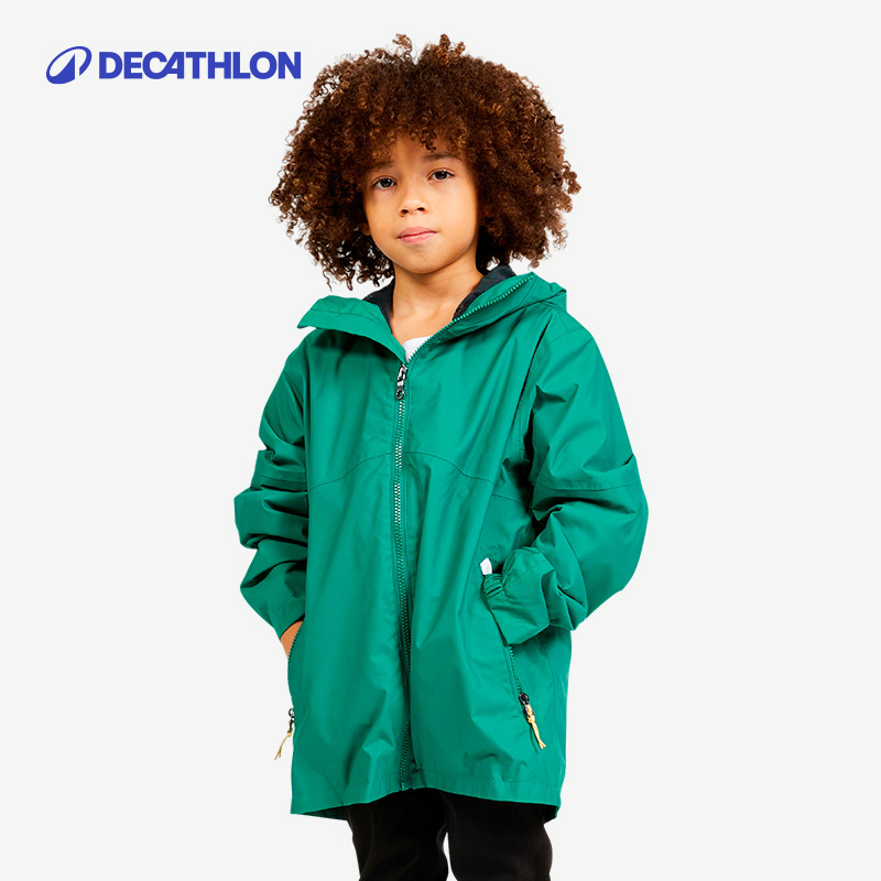 DECATHLON 迪卡侬 亲子户外夹克上衣防水防风防寒外套登山服一家三口春夏KIDD 