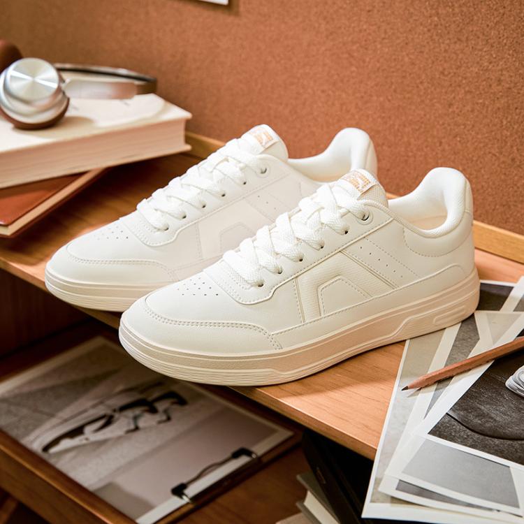 安踏 ACE 男士板鞋 通勤软底百搭简约小白鞋 94元