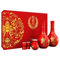 LANGJIU 郎酒 红花郎十 53度 酱香型白酒 500ml*2瓶礼盒装 ￥451