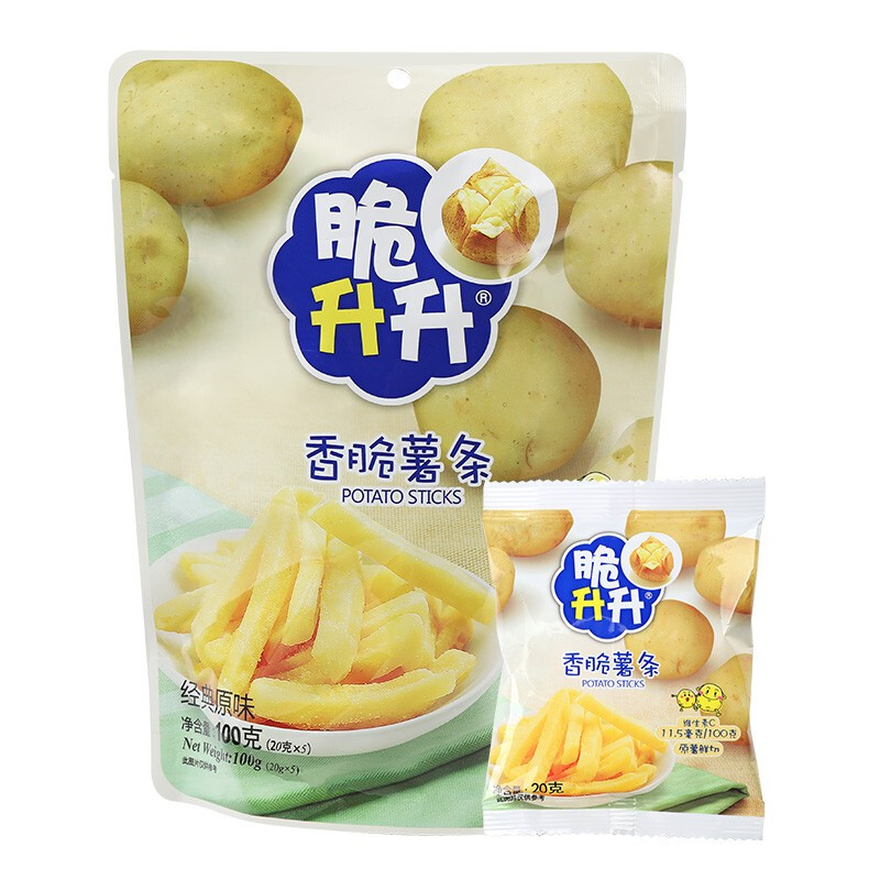 脆升升 香脆薯条 经典原味 100g 11.73元