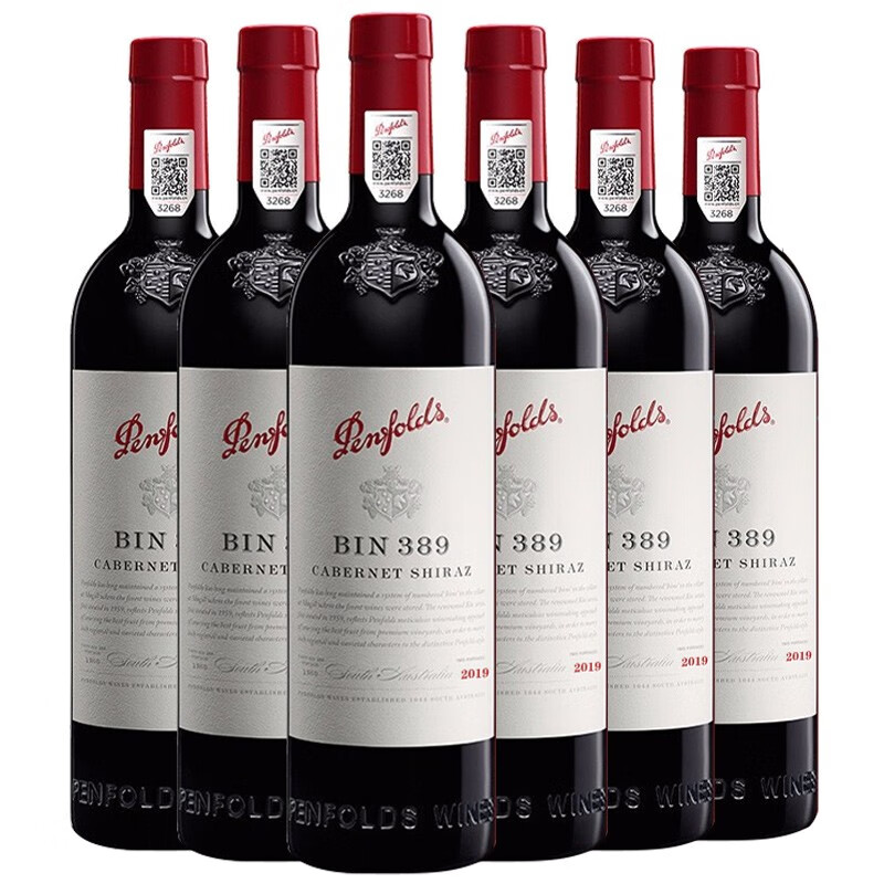 Penfolds 奔富 BIN389 澳大利亚干型红葡萄酒 750ml*6瓶 2561.12元