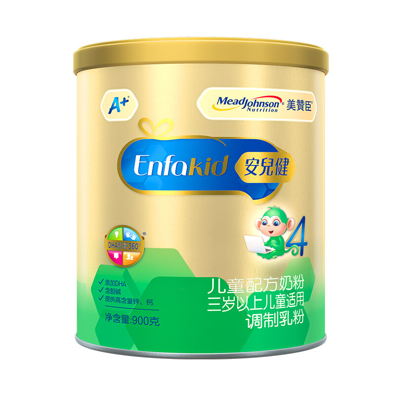 美赞臣 安儿健系列 儿童奶粉 国产版 4段 900g 78.2元
