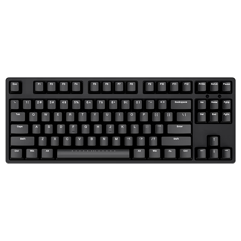 PLUS会员：ikbc C87 87键 有线机械键盘 正刻 黑色 Cherry茶轴 无光 144.94元包邮（