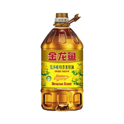金龙鱼 特香低芥酸菜籽油 5L/桶 55.91元