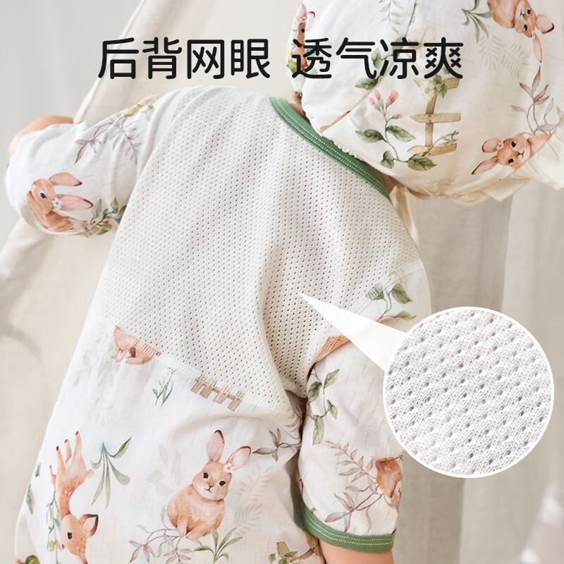 欧孕 婴儿夏季薄款空调服睡衣 39.9元（需用券）