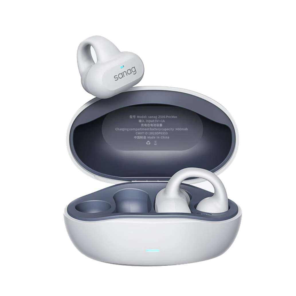 PLUS会员: SANAG 塞那Z50 骨传导概念蓝牙耳机 幽雅白 脉冲定向传音 臻享版 99.38