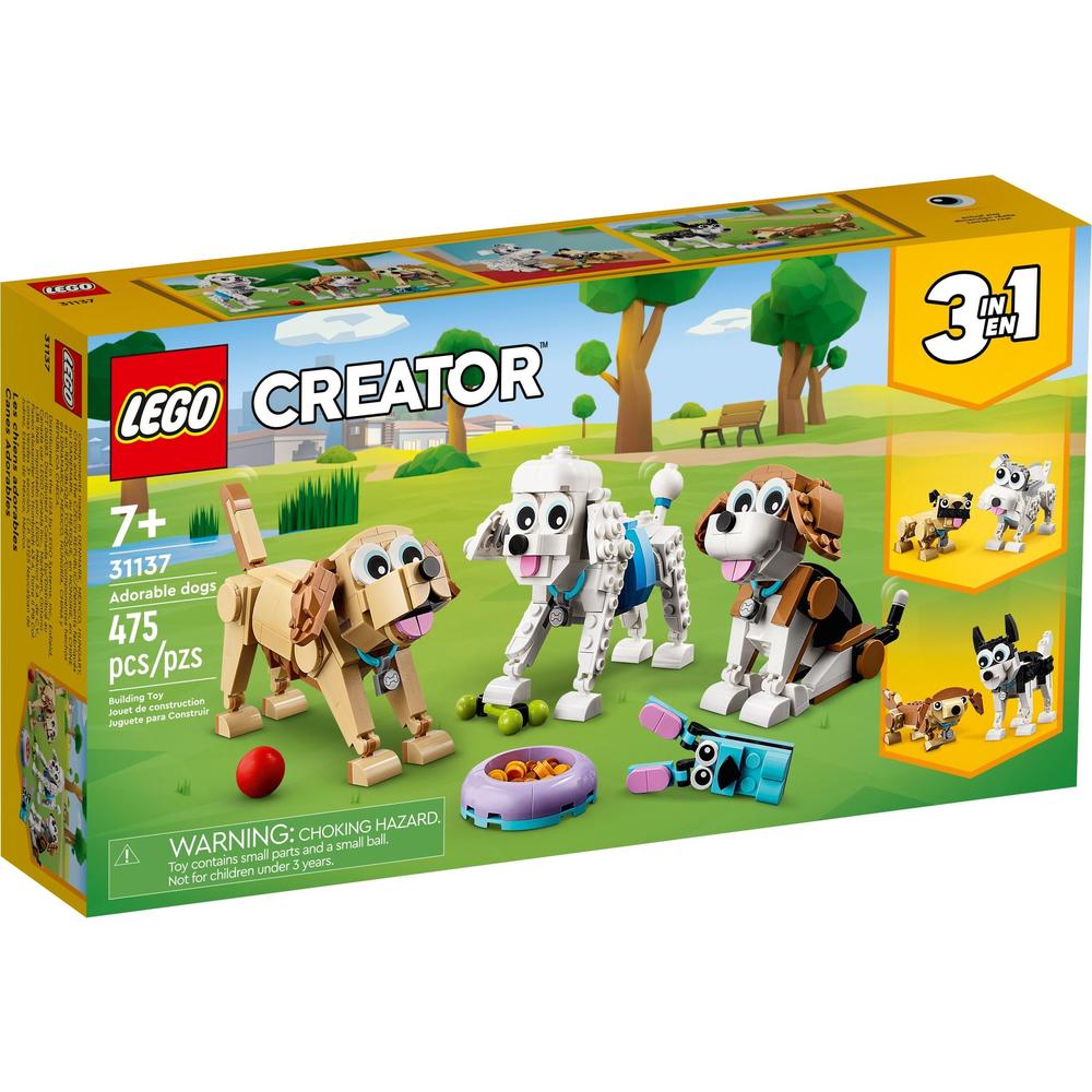 88VIP：LEGO 乐高 Creator3合1创意百变系列 31137 萌萌小狗 142.5元（需用券）