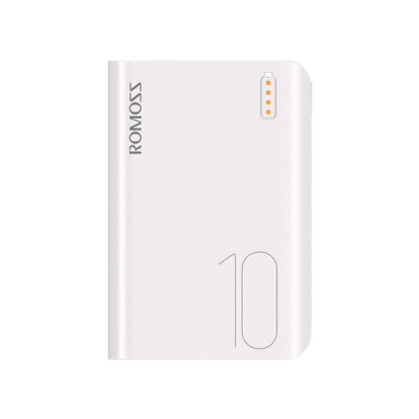 概率券：ROMOSS 罗马仕 sense4 mini 移动电源 白色 10000mAh Type-C/Micro-B 10W 56元（需