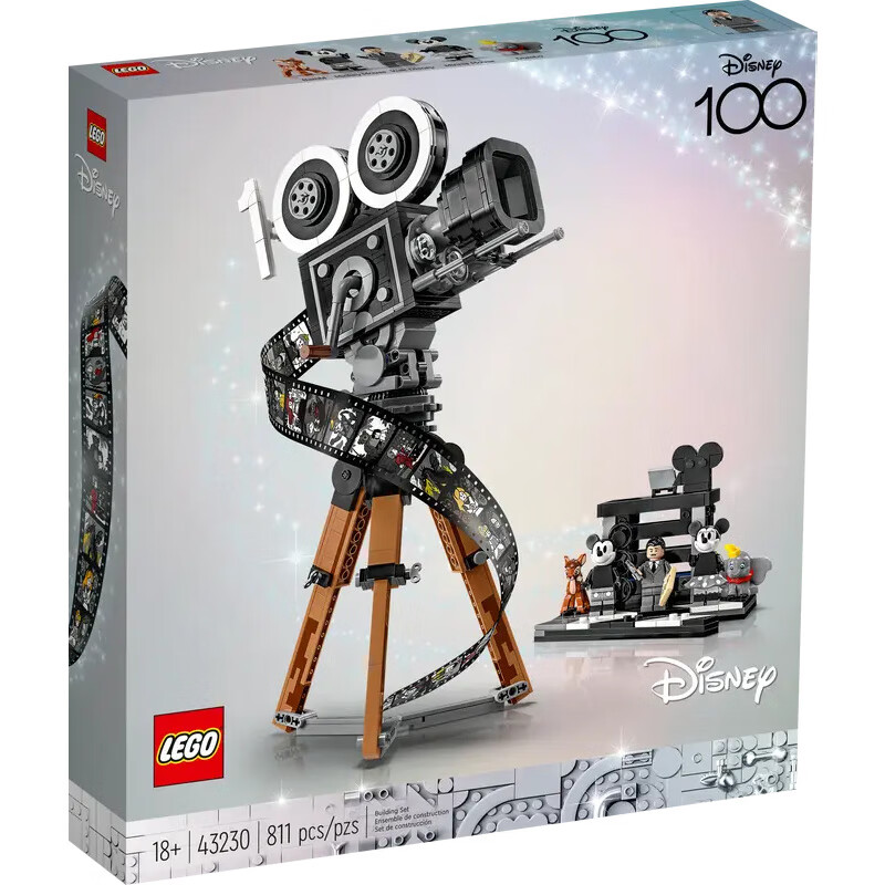 LEGO 乐高 Disney迪士尼系列 43230 华特·迪士尼摄影机致敬版 446元