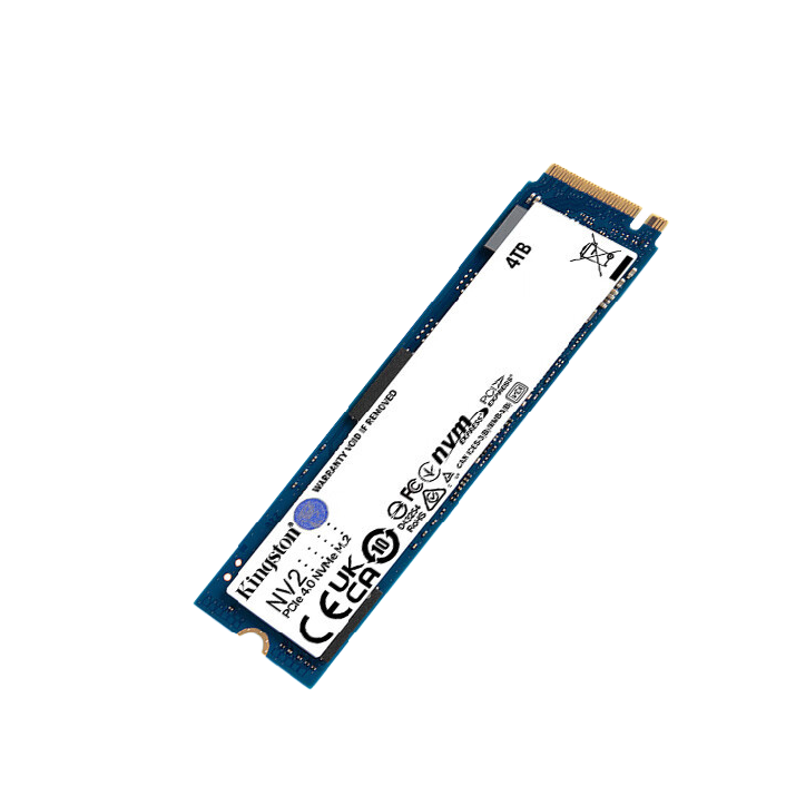 金士顿 NV2系列 SNV2S NVMe M.2 固态硬盘 4TB（PCIe 4.0） 1599元