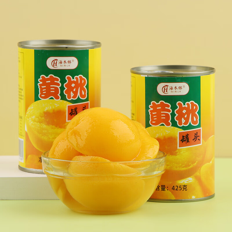 海木林 黄桃罐头整箱新鲜砀山特产水果罐头 25.8元