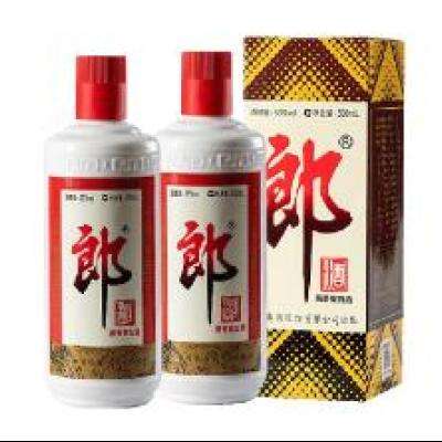 88VIP：郎酒 郎牌郎酒酱香型白酒53度500ml*2瓶 返超市卡后369.96元