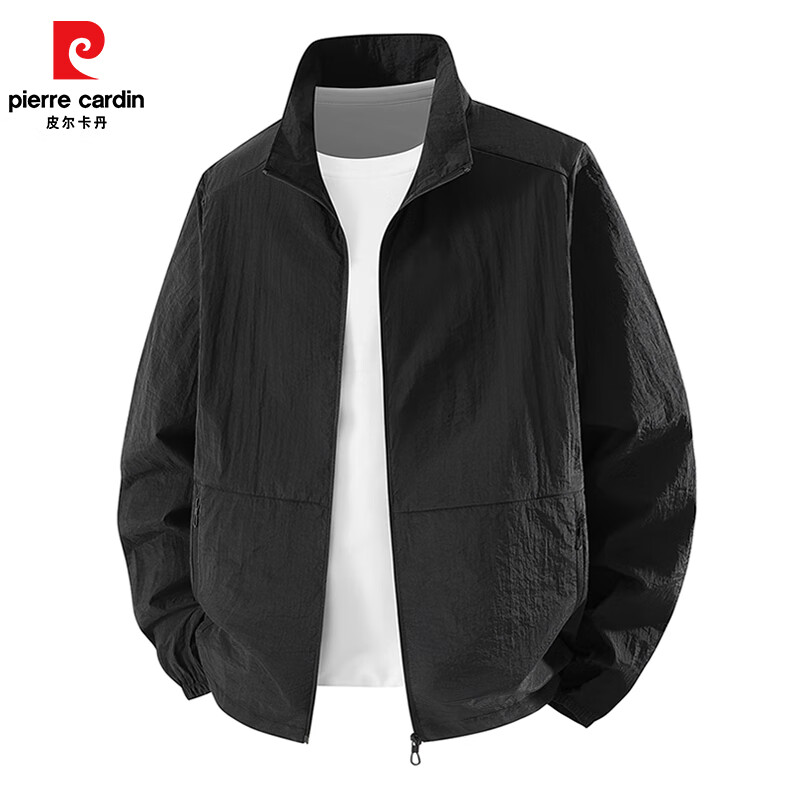 pierre cardin 皮尔·卡丹 男士立领轻薄凉感防晒衣 UPF50+ 49.9元(需用券)