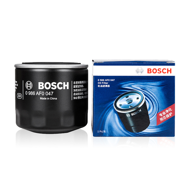 BOSCH 博世 0986AF0047 机油滤清器 适配现代索纳塔伊兰特新胜达ix35起亚K2K5 12.44