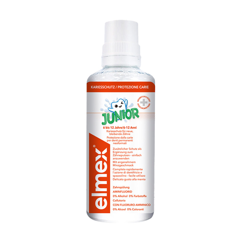 移动端：艾美适 elme艾美适6-12岁儿童漱口水换牙期专用0酒精含氟防蛀固齿 70