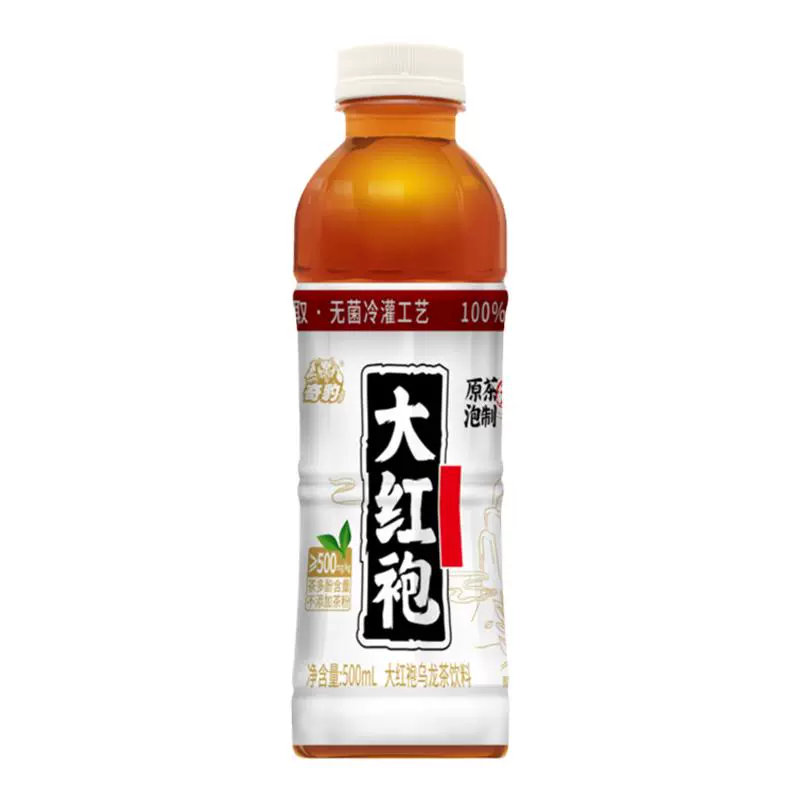 奇豹 无糖大红袍茶 500ml*5瓶 ￥11.9