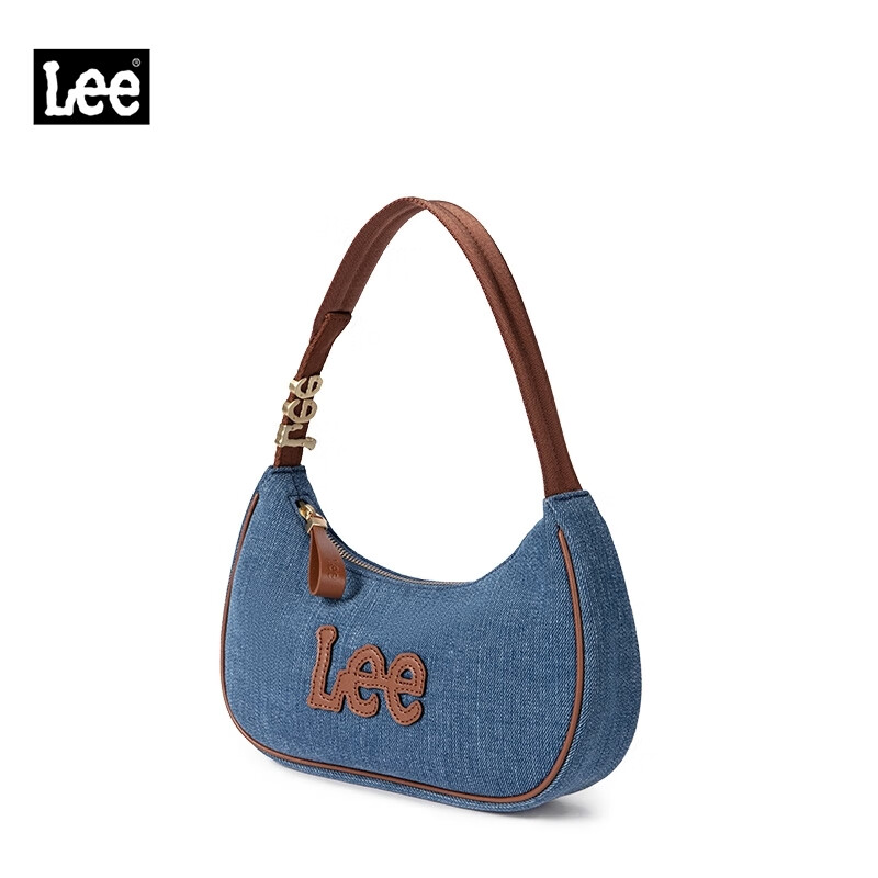 Lee 飞织丹宁腋下包 斜挎新月包 牛仔蓝 189元（需用券）