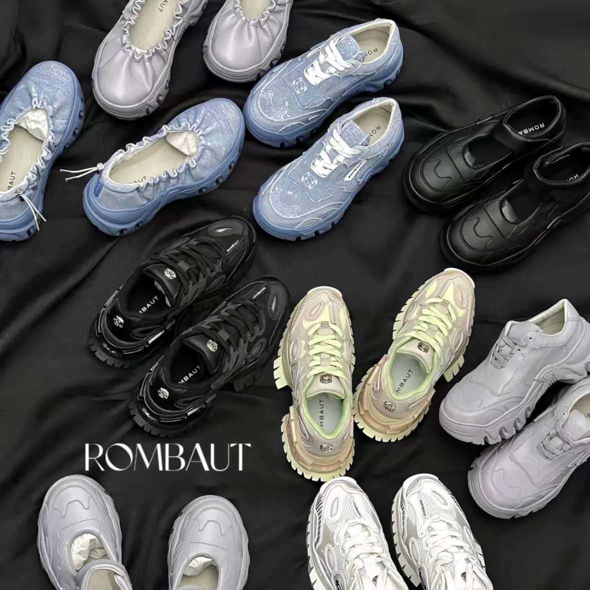 SSENSE：芭蕾运动风选手 Rombaut 鞋履再降 黄金码全 Aura 芭蕾鞋$111