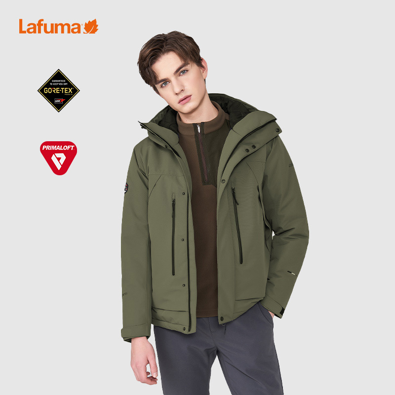 Lafuma 乐飞叶 户外戈尔GORE-TEX防水棉服男保暖外套LMJU1DG91 1429.2元