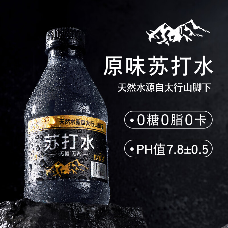 自然道 趣小馋原味苏打水无糖无汽弱碱性 310ml*15瓶 19.9元（需用券）