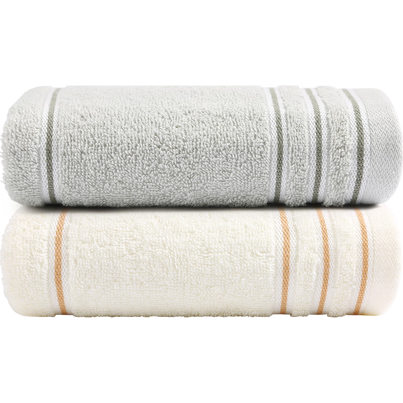 洁丽雅 新疆长绒棉素色毛巾 80g 两条装 9.9元（需用券）