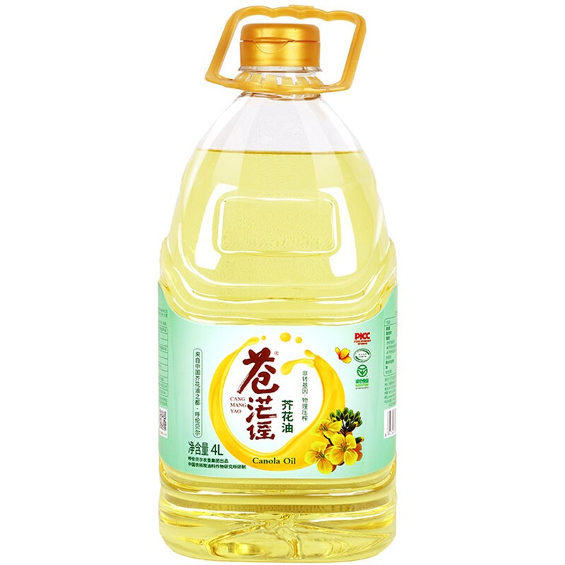 苍茫谣 芥花油 4L 35.01元（需买2件，需用券）